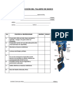 Inspección Del Taladro de Banco