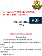 Introduction Endocrinal System Physioloogy: Dr. Masika