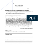 Guía de Lectura - 1 Medio: Objetivo: Analizar Narraciones Leídas para Enriquecer Su Comprensión, Considerando