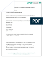 Ejercicios de Matemáticas Financieras