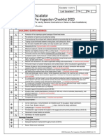 2023 Escalator Pre Inspection Checklist 20230110fillable