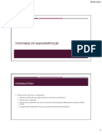 Synthesis of Nanoparticles and Nanorods