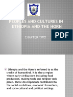 Peoples and Cultures in Ethiopia and The Horn: Chapter Two