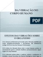 Efeito Da Vibração No Corpo Humano