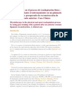 La Fisioterapia en El Proceso de Readaptación Físico