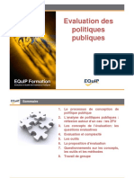 Evaluation Des Politiques Publiques 2013 PDF