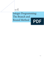 Integer Programming: The Branch and Bound Method