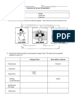 Changes of State Worksheet