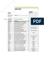 Sample BOM Report