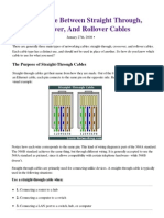 The Difference Between Straight Through, Crossover, and Rollover Cables - Learn-Networking