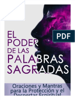 El Poder de Las Palabras Sagradas Oraciones y Mantras PDF