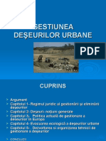 Gestiunea Deşeurilor Urbane