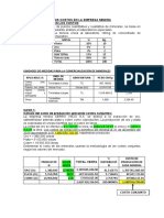 COSTOS EN LA EMPRESA MINERA-Casos