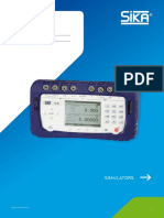 Datasheet SIKA Simulators