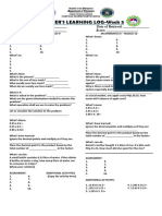 Learner's Learning Log Week 4