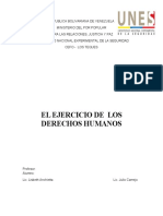 EL EJERCICIO DE Derechos Humanos