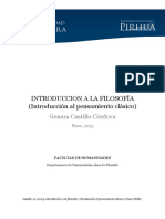 ARISTOTELES - Introducción A La Filosofía Autor Genara Castillo Córdova PDF