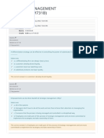 2022 - Strategic Management 731 - CA Test 2 Review Questions