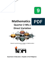 MAth9 Q2 Mod2 W1 .DirectVariation Version3-1