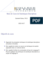 Statistique Descriptive PDF