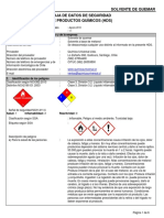 Hds SOLVENTE DE QUEMAR 18