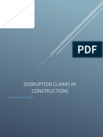 What Is Disruption Claim