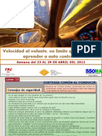 Velocidad Al Volante, Un Límite Que Debemos Saber Autocontrolar1