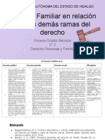 Derecho Familiar en Relación Con Las Demás Ramas Del Derecho