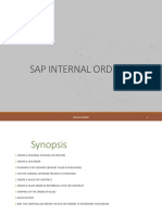 Sap Internal Order Flow