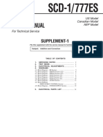 SCD-1 777ES Supplement