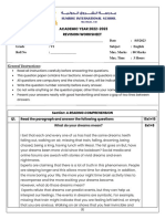 Annual Exam - REVISION QP Grade 6 - Eng - Set A PDF