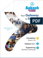 Aakash BYJU'S Foundation Medica Engineering Prospectus English Final