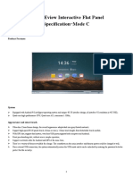 GAOKEview Specification of Interactive Flat Panel-Mode C