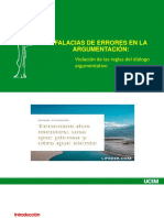 Clase 3 3ra Fase Falacias Que Violan Las Reglas Del Diálogo Argumentativo