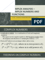 Complex Analysis Complex Numbers and Functions PDF