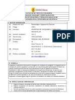 Silabo Enzimologia e Ingenieria de Proteinas 2022-1