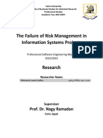 The Failure of Risk Management in Information Systems Projects PDF