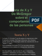 TOERIA X y Y DE McGREGOR