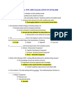 1-150 ITEMS: PNU SPECIALIZATION IN ENGLISH For LET