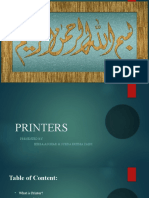 Printers Presentation