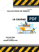 La Calidad: Proceso Social Del Trabajo