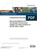 BSI Standards - Recommendations For The Design of Structures Subject To Traffic Loading To BS EN 1997-1-2004 PDF