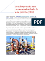 Sobrepressão para Dimensionamento de Válvula de Alívio PDF