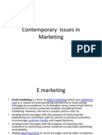 Contemporary Issues in Marketing