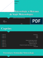 Sistemul Meteorologic Si Rețeaua de Stații Meteorologice