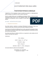 Dephosphatation Physico-Chimique