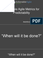 ActionableAgile Metrics For Predictability Lean Coffee Vienna