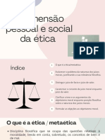 A Dimensão Pessoal e Social Da Ética