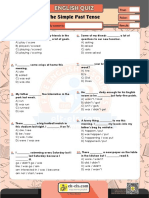 Quiz Past Simple Tense 1