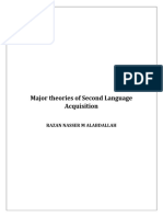 نسخة Major theories of Second Language Acquisition PDF